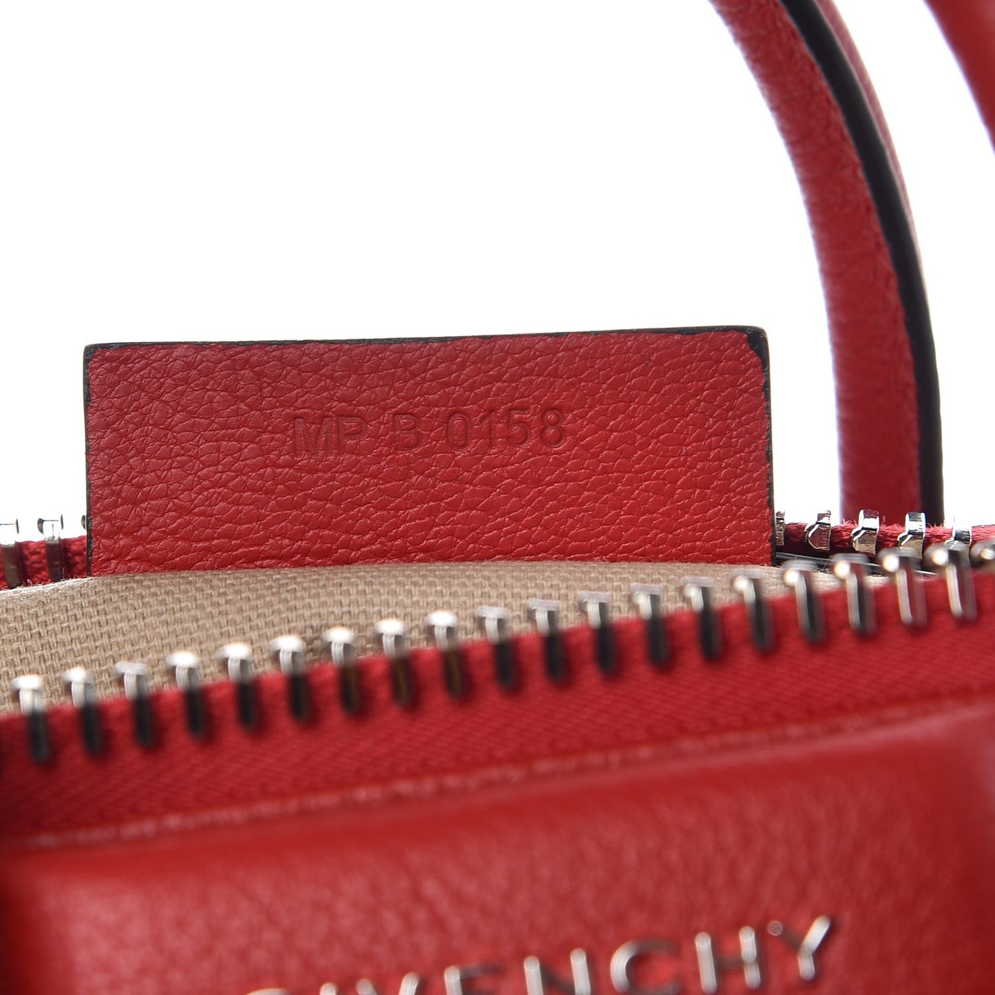 Sugar Goatskin Mini Antigona Red