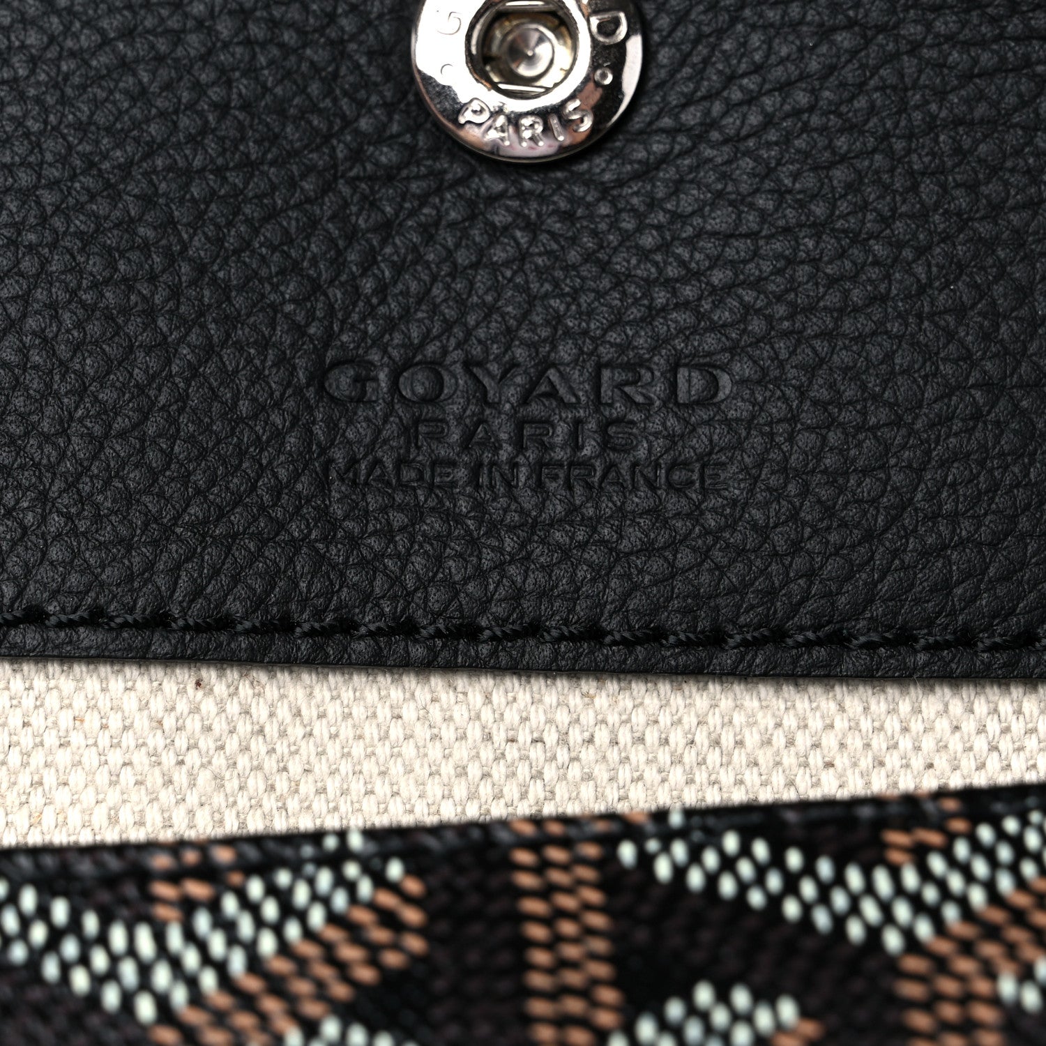 Goyard Goyardine Saint Louis PM Black 8 of 11