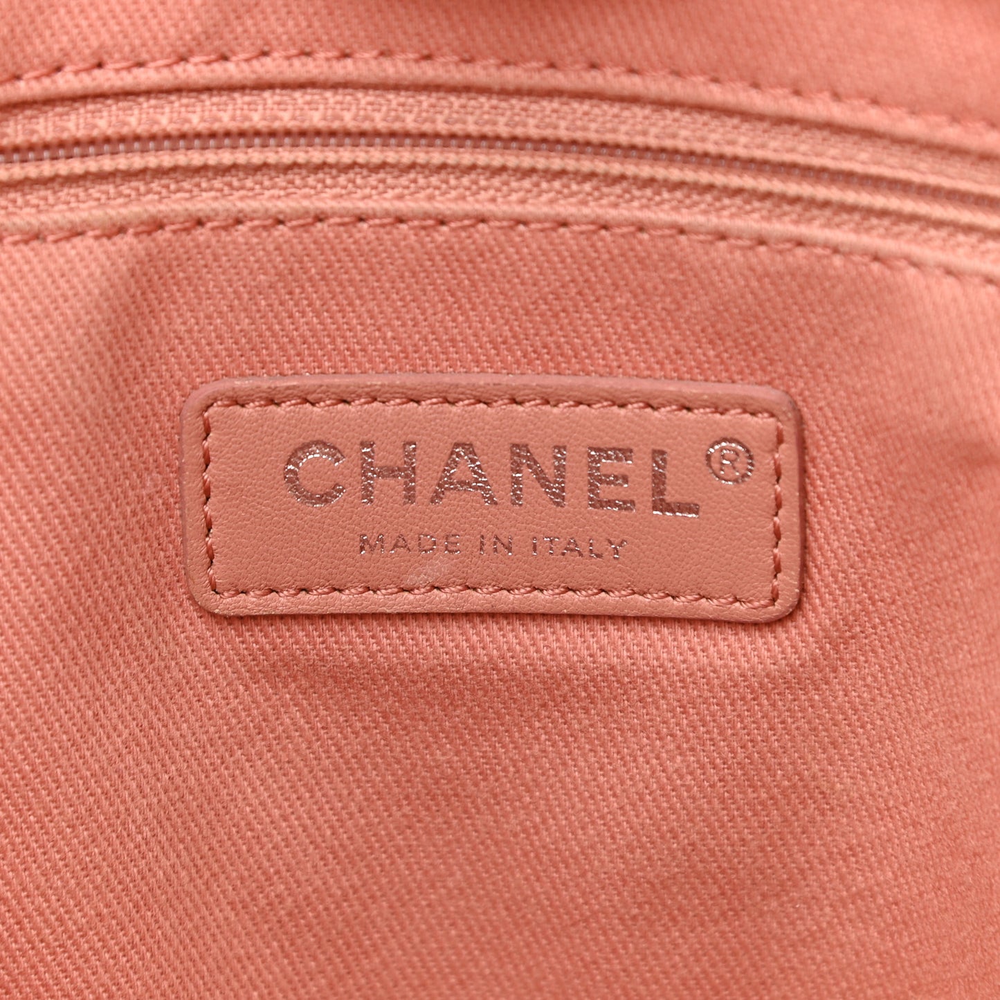 Straw Lurex Small Deauville Tote Pink