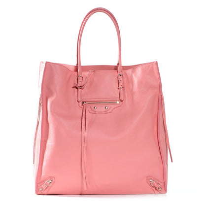 Balenciaga Veau Souple Papier Ledger Zip Around Rose Flamingo 1 of 7