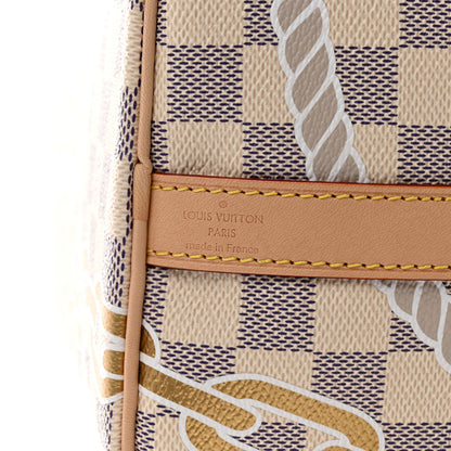 Louis Vuitton Damier Azur Nautical Speedy Bandouliere 25 7 of 11