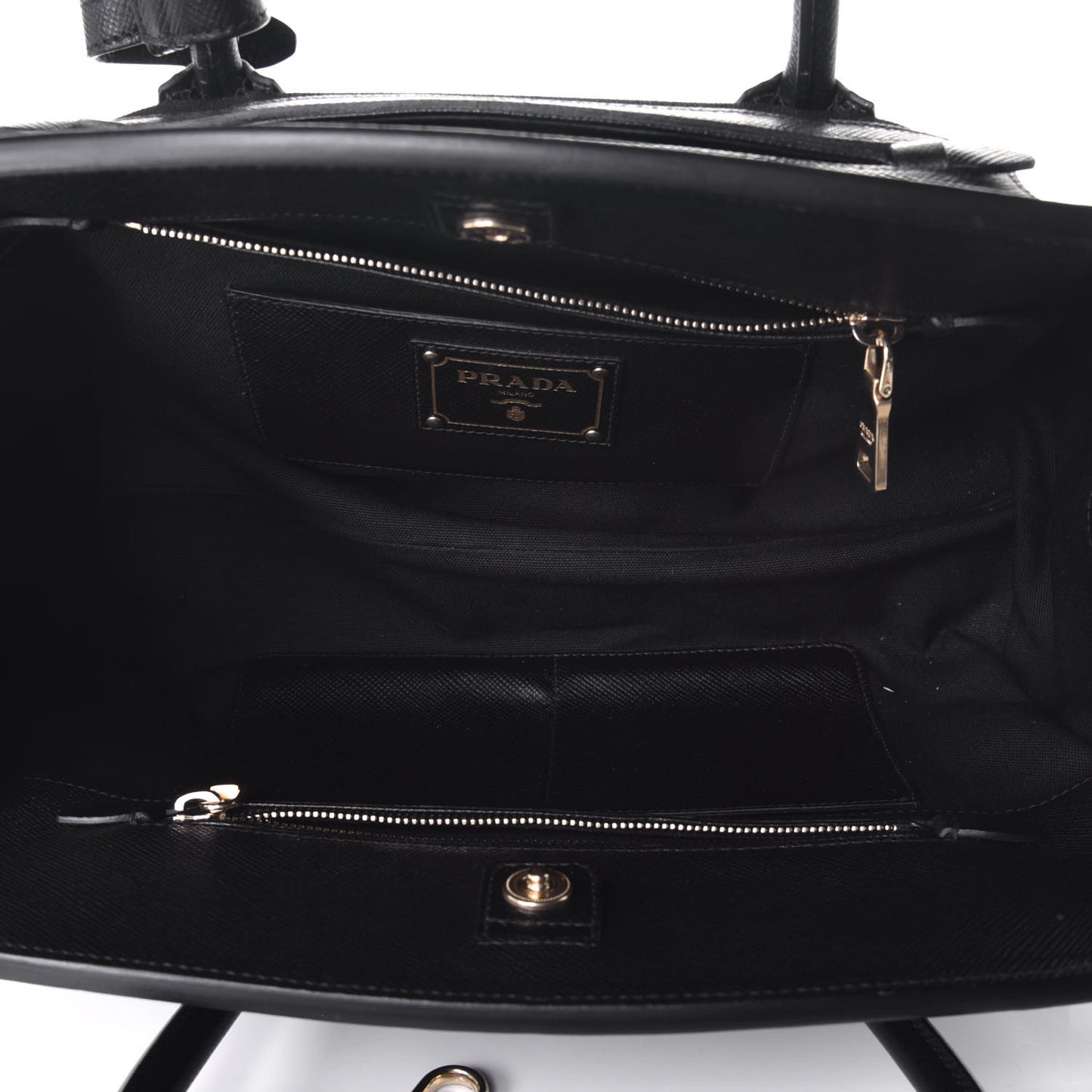 Canapa Saffiano Shoulder Bag Black