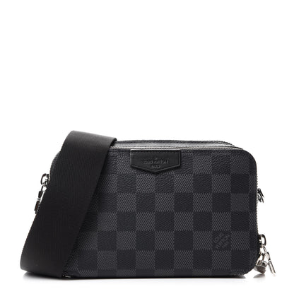 Louis Vuitton Damier Graphite Alpha Wearable Wallet 1 of 9