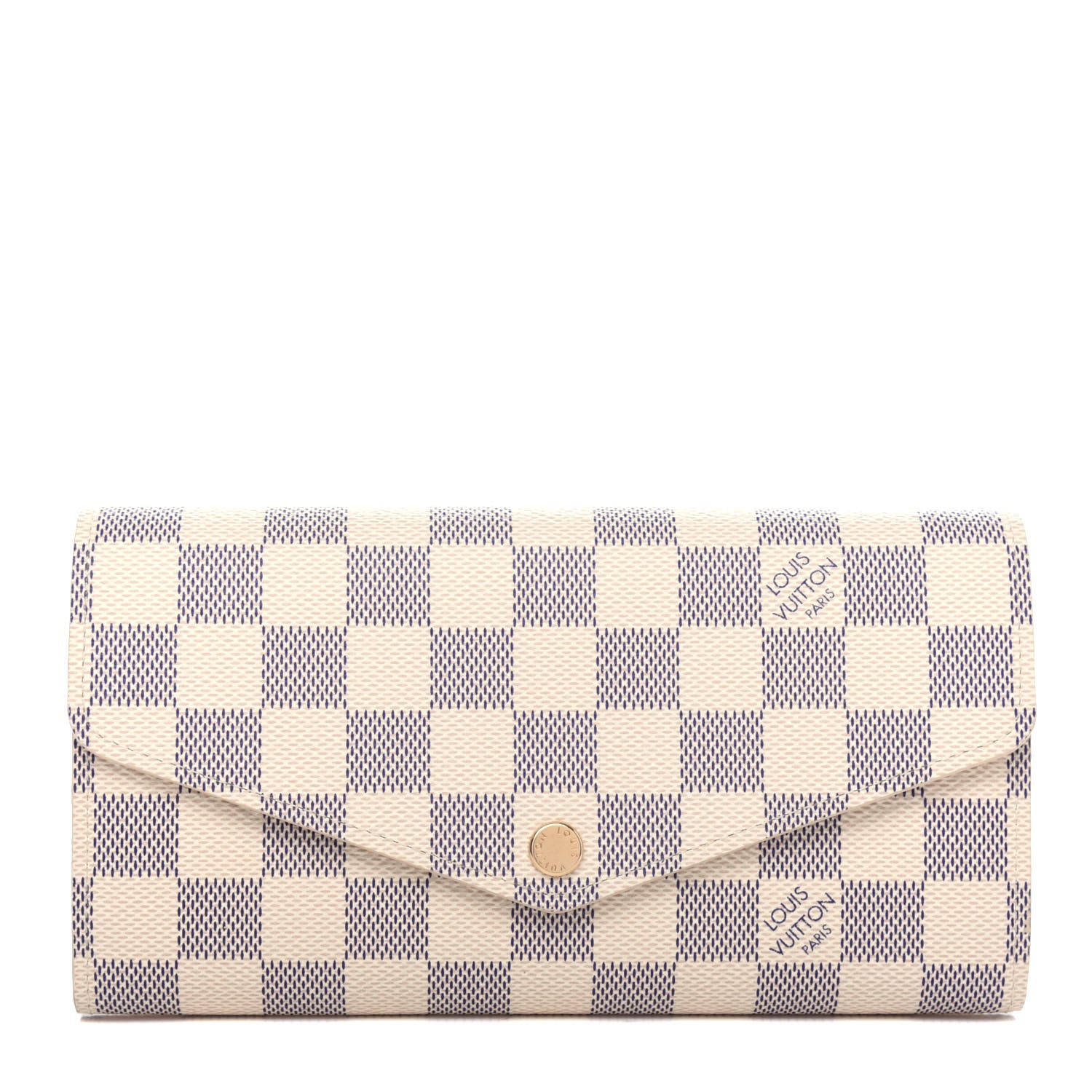 Louis Vuitton Damier Azur Sarah Wallet NM 1 of 6