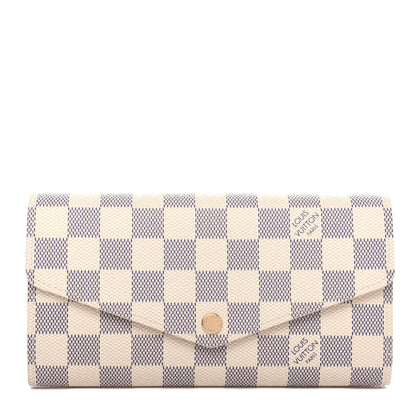 Louis Vuitton Damier Azur Sarah Wallet NM 1 of 6
