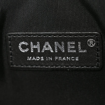 Chanel Perforated Calfskin Quilted Ultra Pocket Camera Case Black 6 of 10