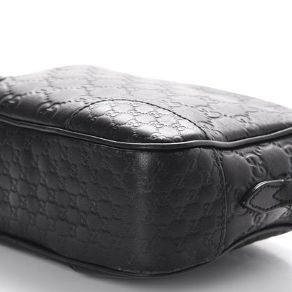 Gucci Guccissima Mini Bree Messenger Bag Black 6 of 13