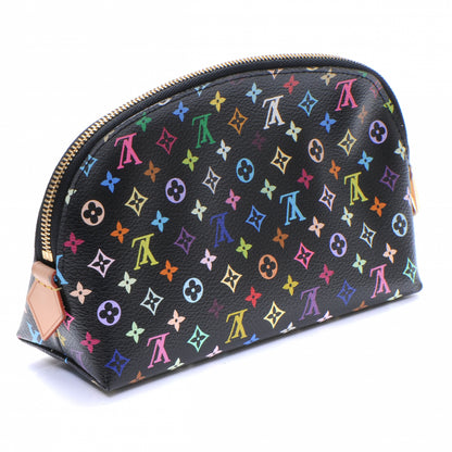 Louis Vuitton Monogram Multicolor Cosmetic Pouch Black Grenade 2 of 7