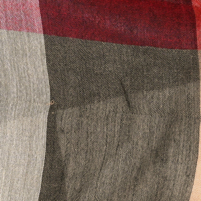 Burberry Wool Silk Gauze Giant Check Lightweight Scarf Camel 4 of 5