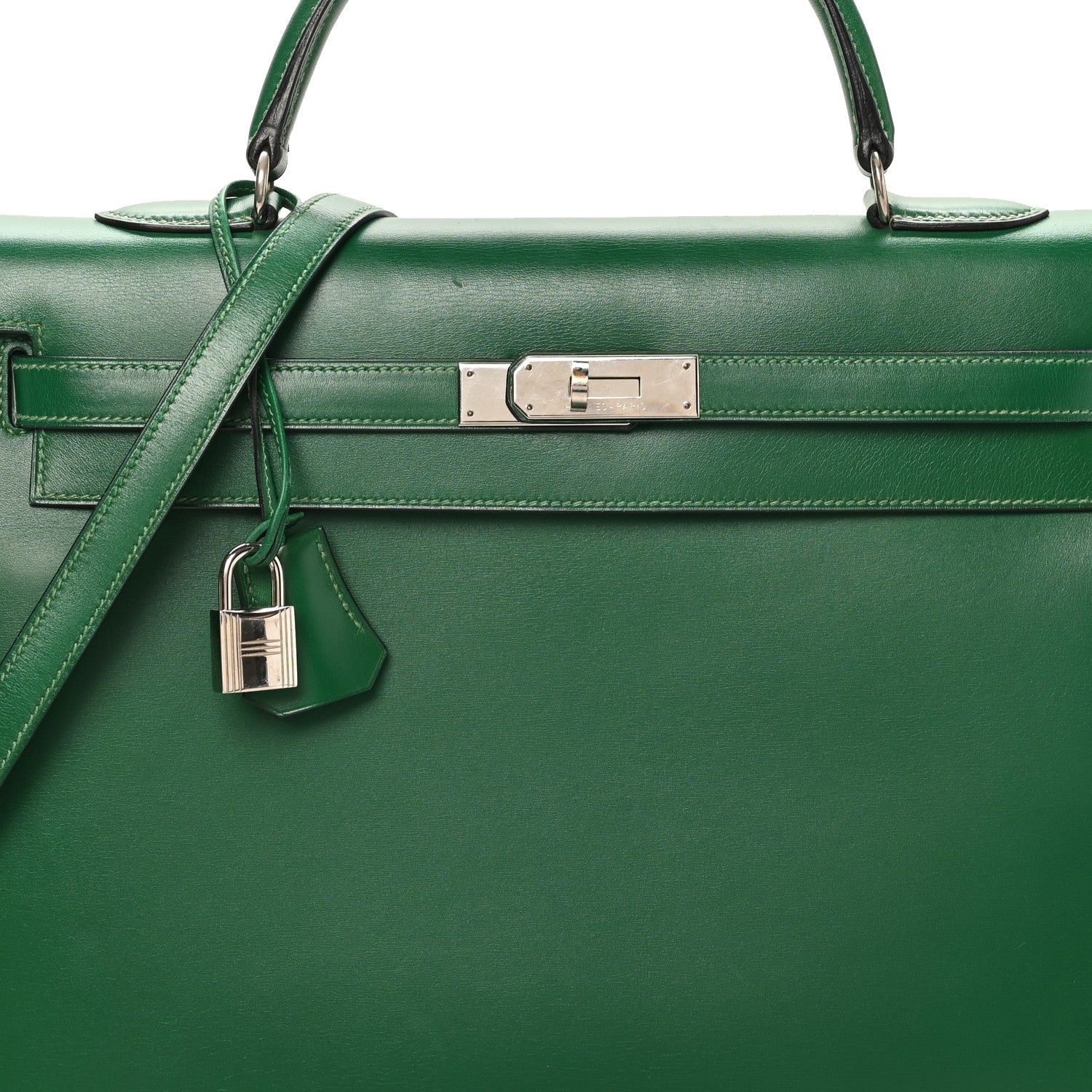 Hermes Box Kelly Sellier 35 Vert Clair 8 of 10