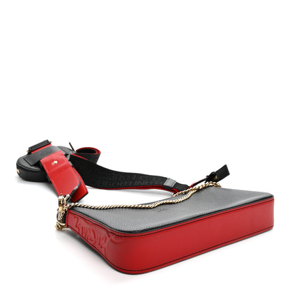 Christian Louboutin Toile Monogram Loubila Chain Hybrid Crossbody Black Black 4 of 10