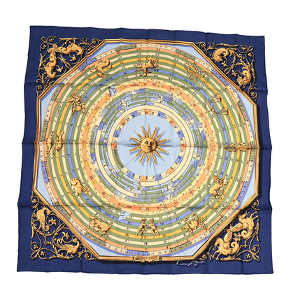 Hermes Silk Dies Et Hore Scarf 90 1 of 3