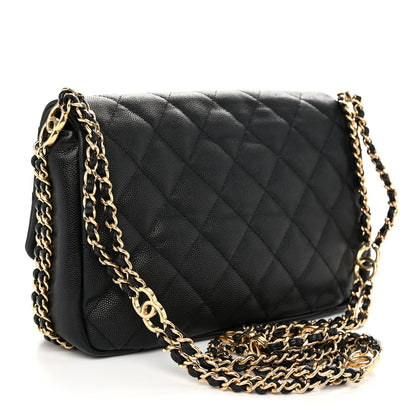Chanel Caviar Quilted Small CC You Flap Black 3 of 10