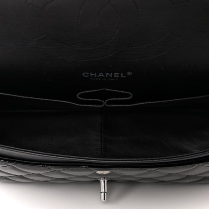 Chanel Patent Quilted Jumbo Double Flap Black 5 of 5