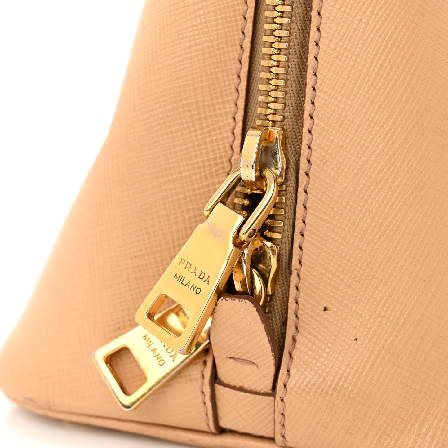 Saffiano Lux Medium Promenade Tote Sabbia