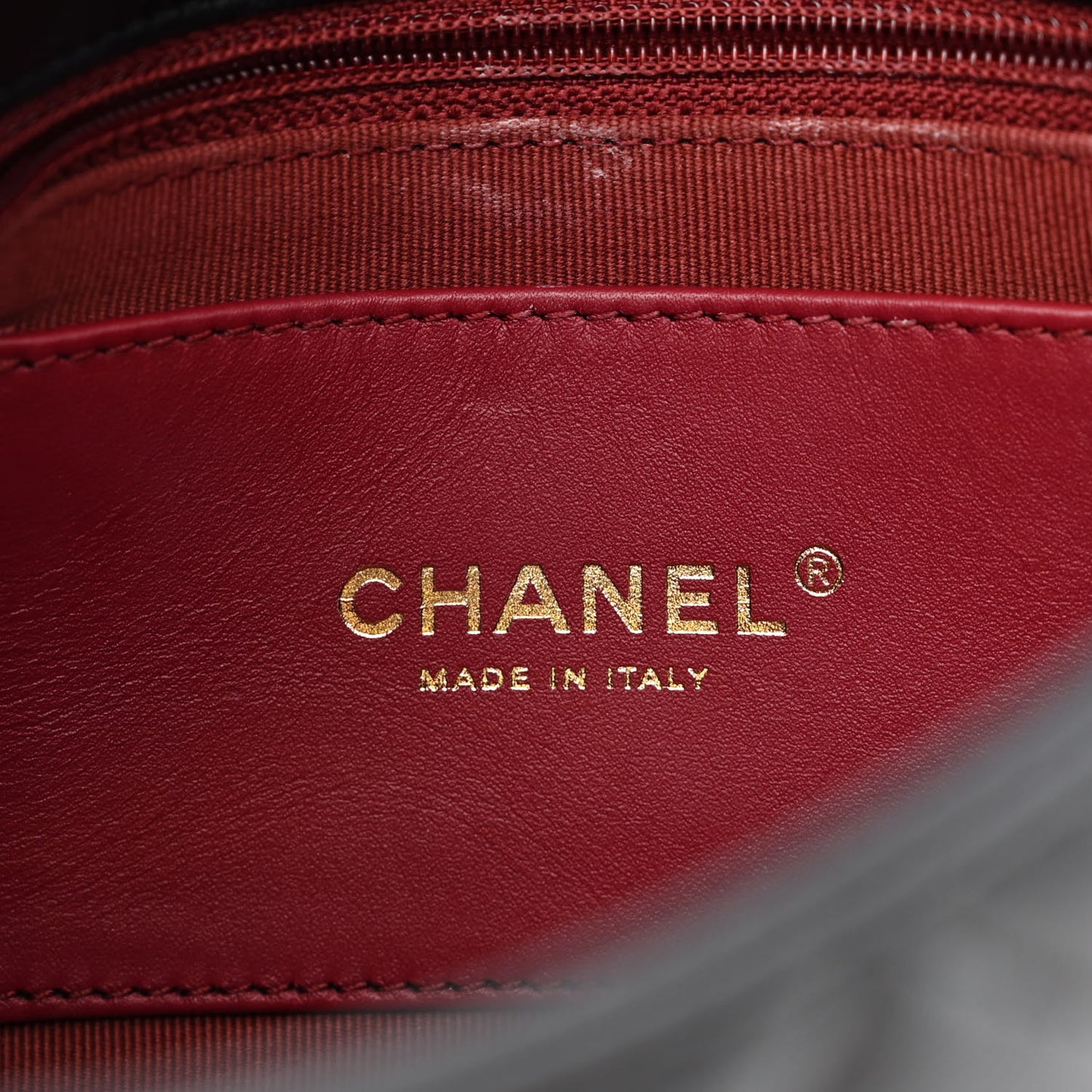 Lambskin Quilted Chain Flap Black