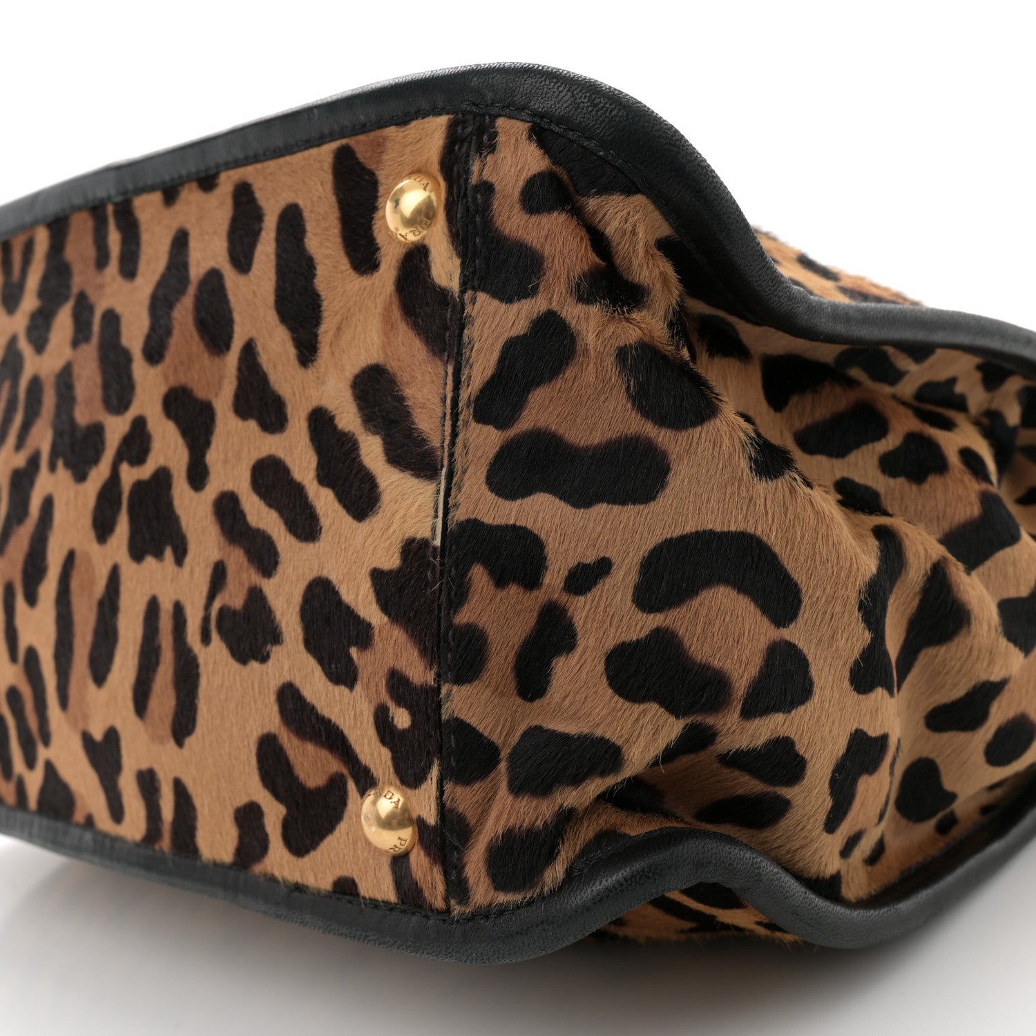 Prada Calf Hair Leopard Print Tote Sabbia Moro 1678141 – FASHIONPHILE