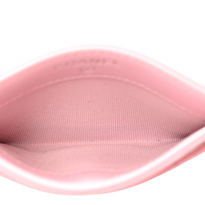 Chanel Lambskin Quilted Card Holder Light Pink 5 of 9