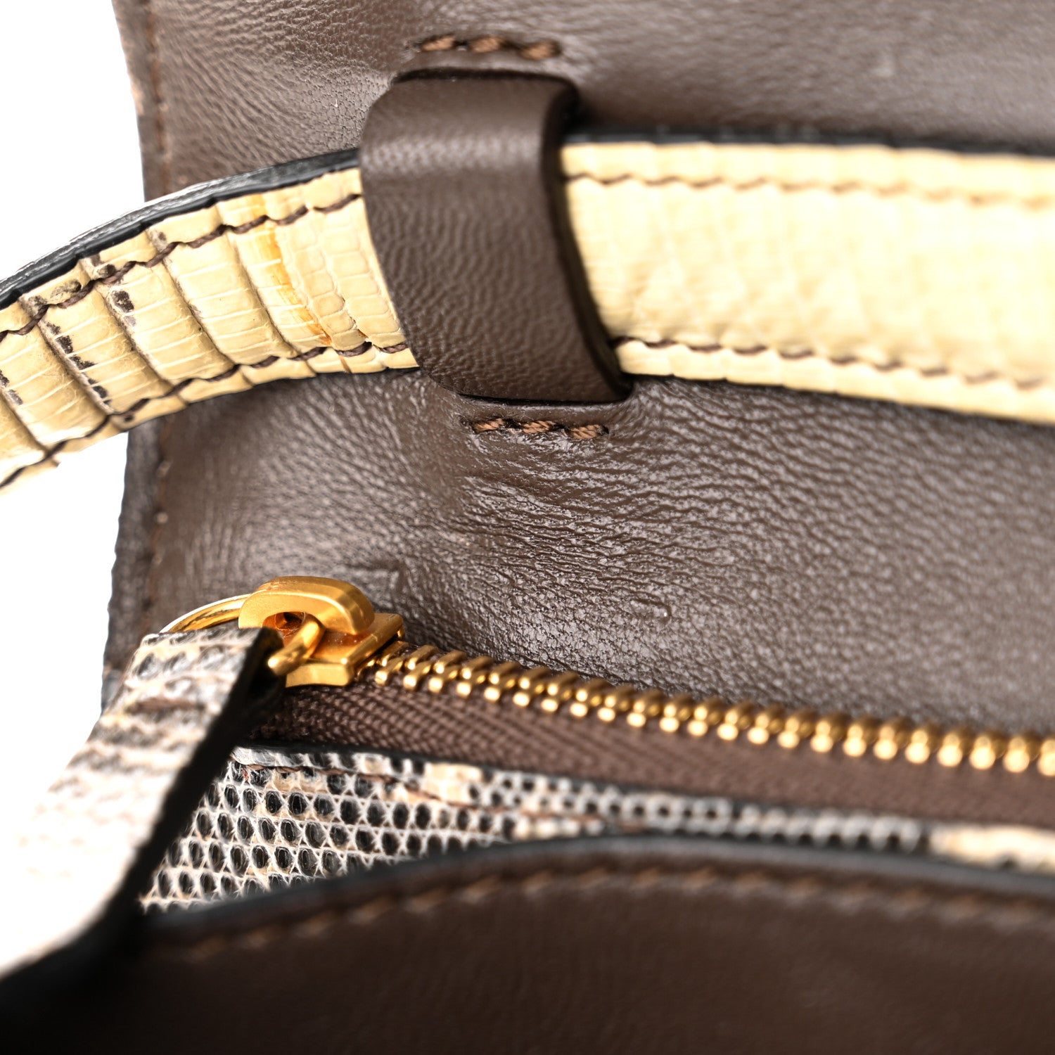 Celine Lizard Medium Classic Box Flap Bag Natural 7 of 10