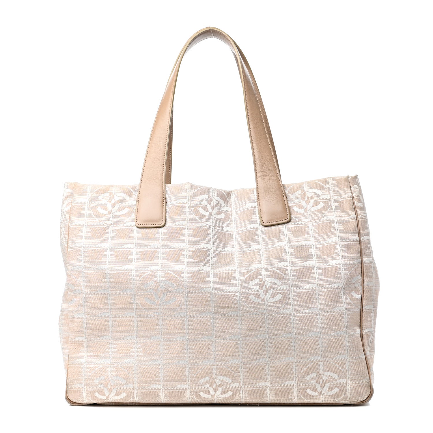 Chanel Nylon Medium Travel Tote Beige 1 of 10