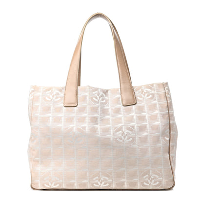 Chanel Nylon Medium Travel Tote Beige 1 of 10