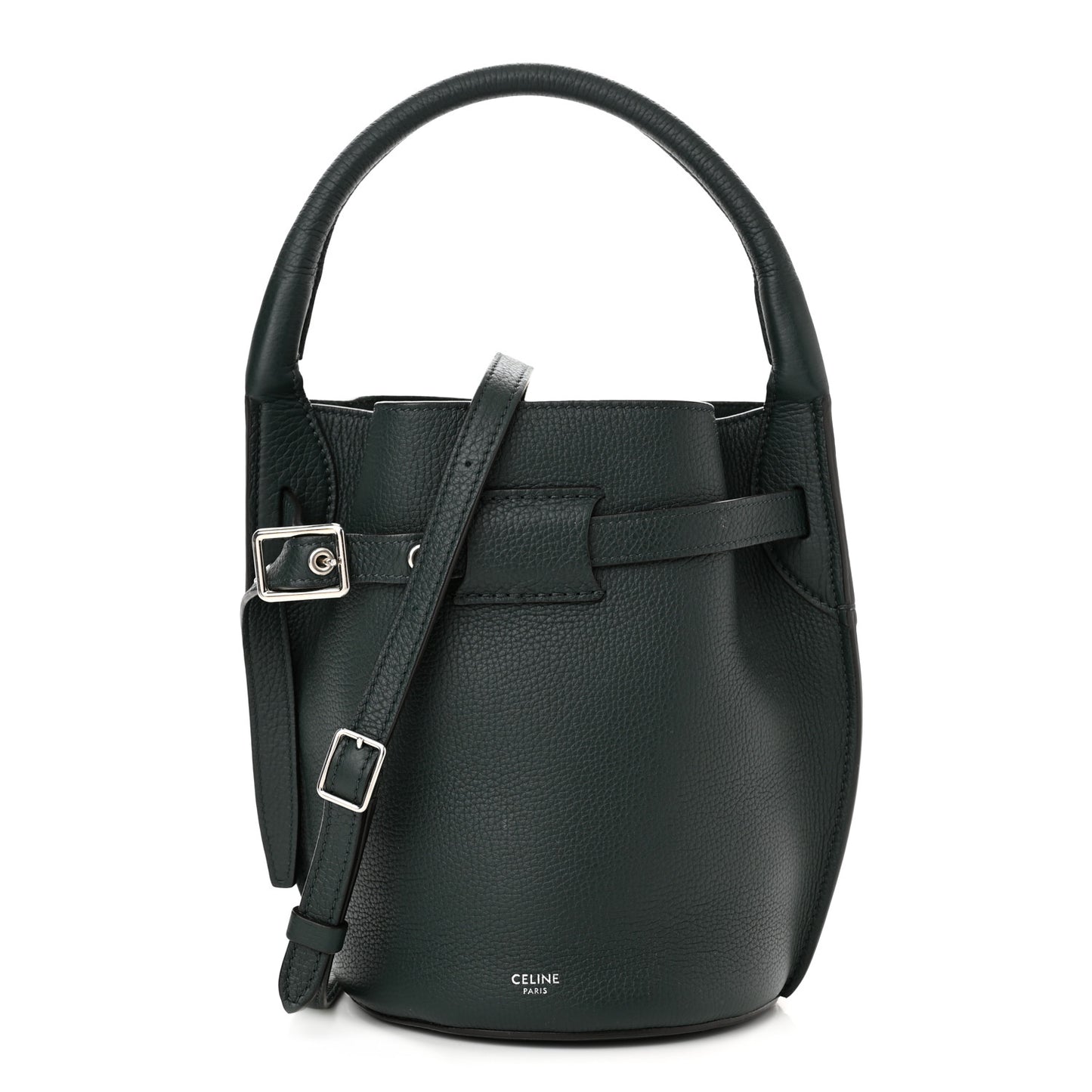 Supple Grained Calfskin Nano Big Bag Bucket Amazone