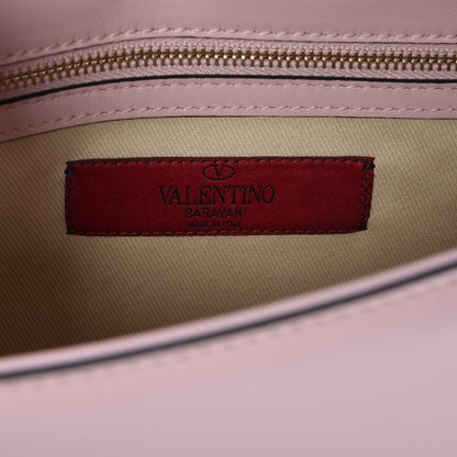 Valentino Garavani Vitello Small Glam Lock Rockstud Flap Water Rose 6 of 6