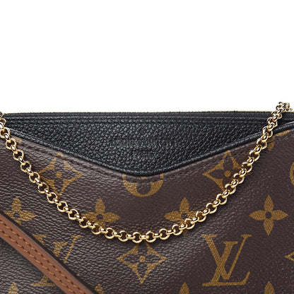 Louis Vuitton Monogram Pallas Clutch Black 10 of 10
