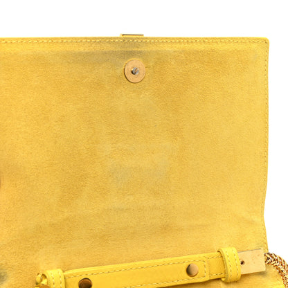 Saint Laurent Calfskin Mini Y Ligne Crossbody Pochette Bag Yellow 15 of 24