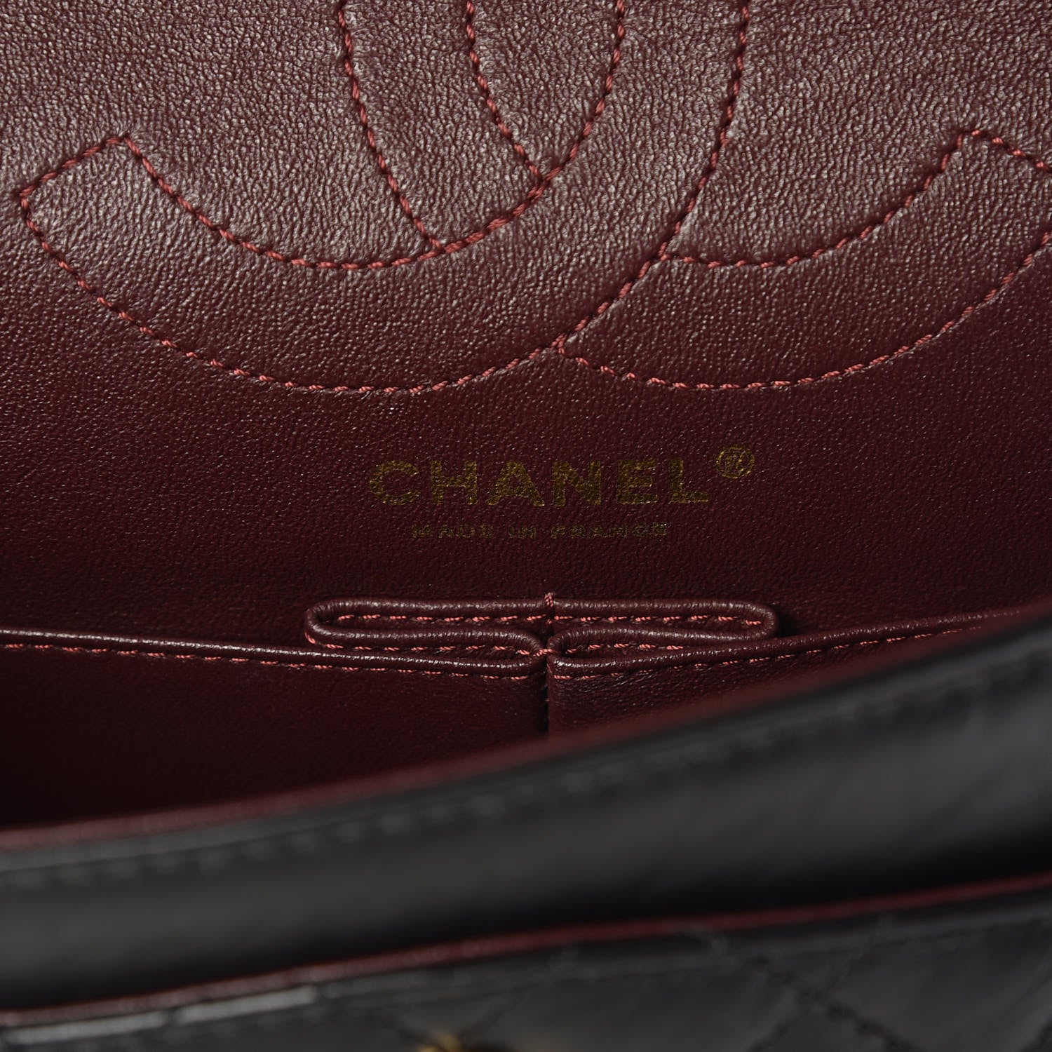 Chanel Aged Calfskin Quilted 2.55 Reissue 225 Flap Black 6 of 11