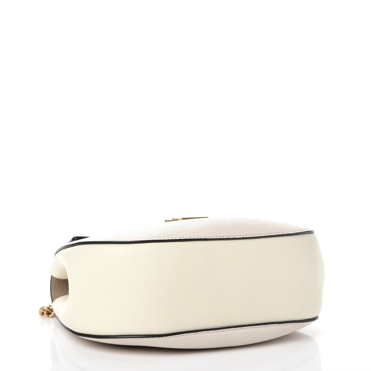 Goatskin Drew Shoulder Bag Off White