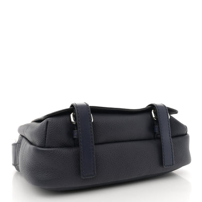 Loewe Soft Grained Calfskin XS Military Messenger Bag Navy 4 of 11