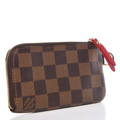 Louis Vuitton Damier Ebene Complice Trunks and Bags Key Pouch Red 3 of 7