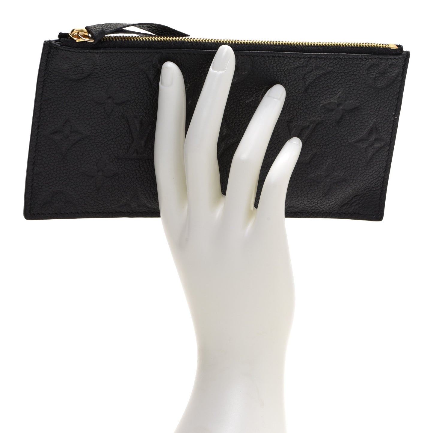 Empreinte Felicie Chain Wallet Zippered Insert Black
