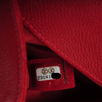 Chanel Caviar Quilted Medium Boy Flap Red 7 of 7