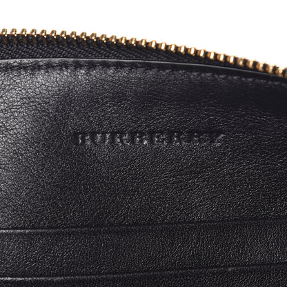 Burberry House Check Derby Peyton Crossbody Clutch Bag Black 6 of 8