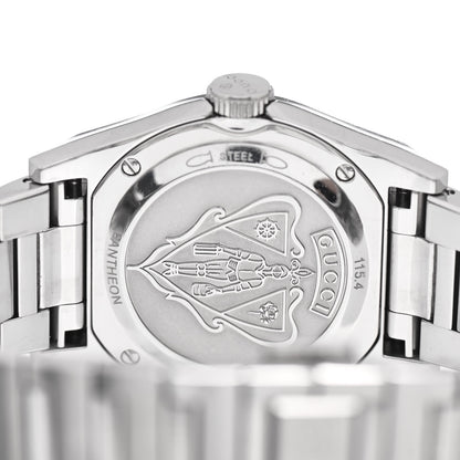 Gucci Stainless Steel Diamond Mother of Pearl 36mm Pantheon Quartz Watch 4 of 5