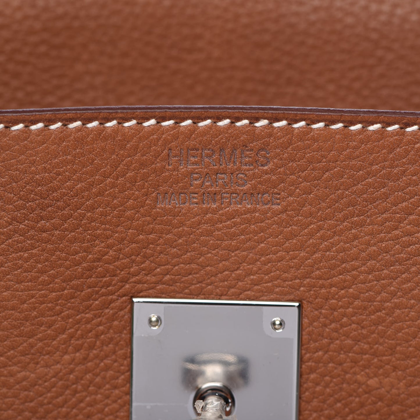 Natural Barenia Faubourg Birkin 35 Fauve