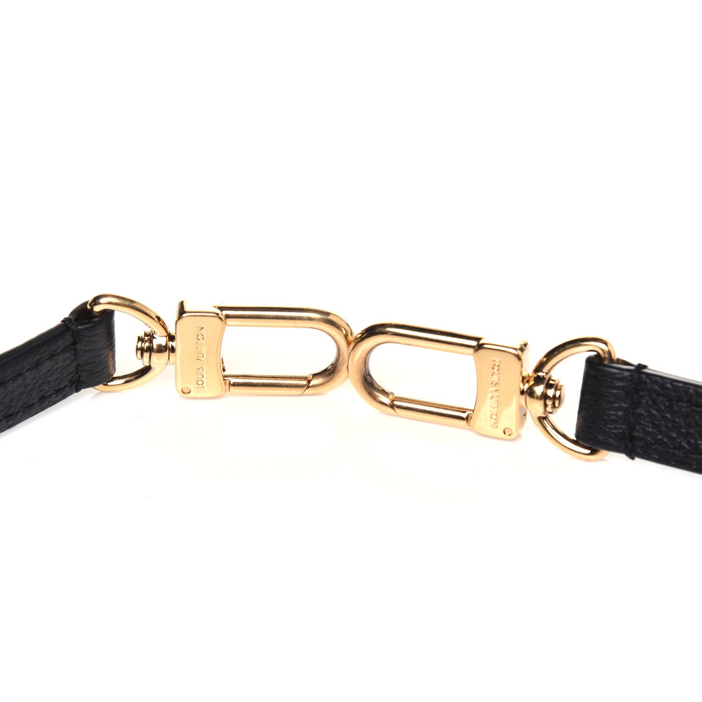 Calfskin Mazarine MM Shoulder Strap Black