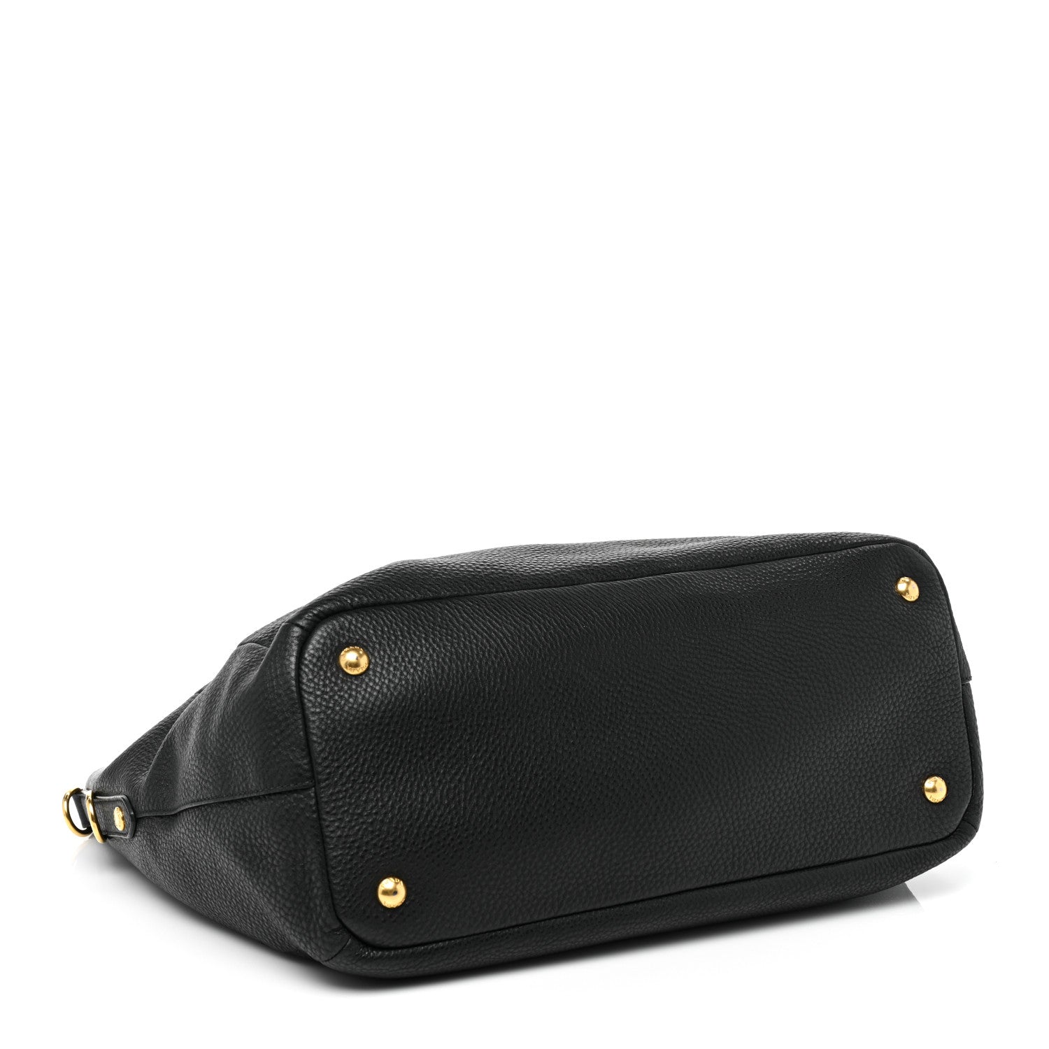 Prada Vitello Daino Tote Black 4 of 11