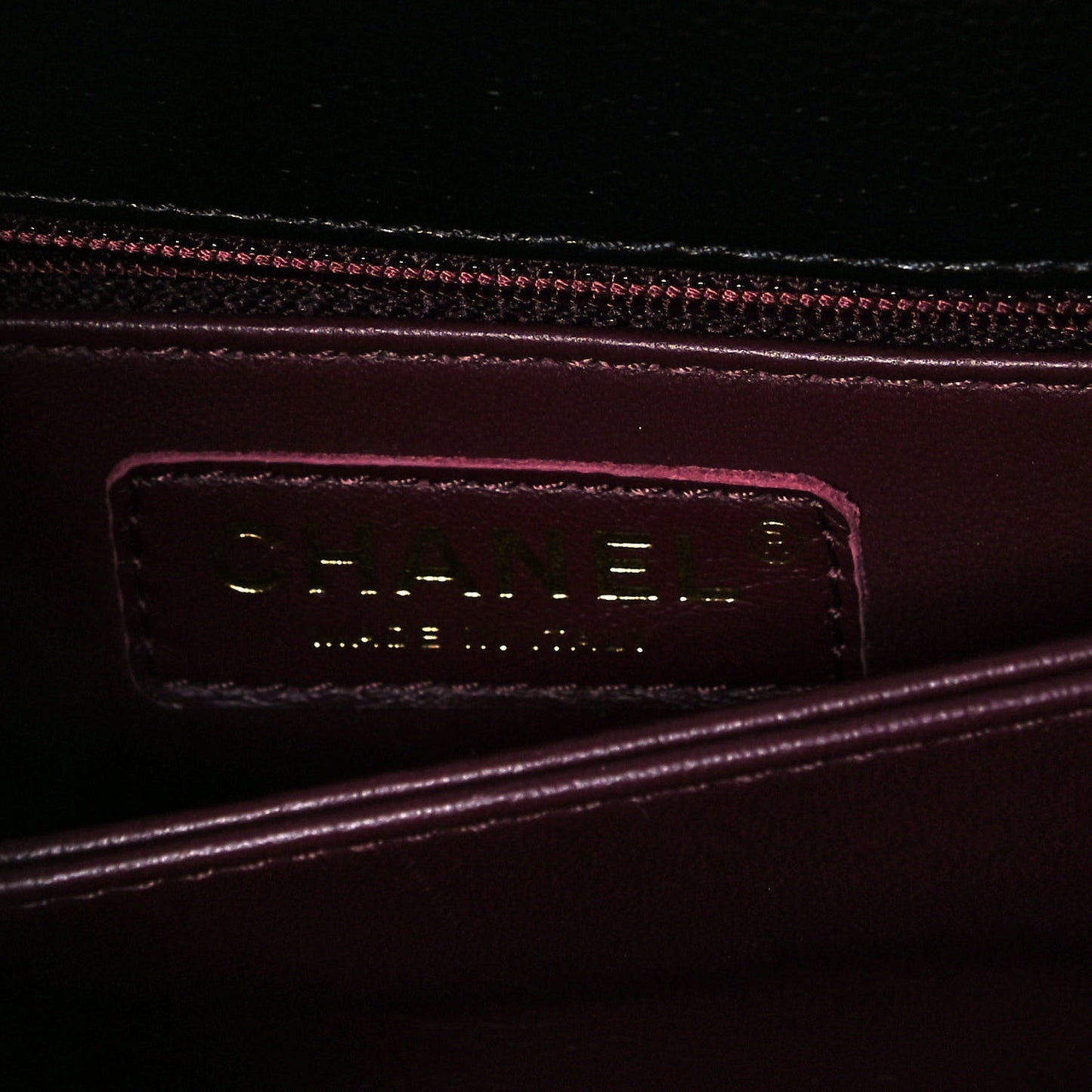 Caviar Quilted Mini Coco Handle Flap Black