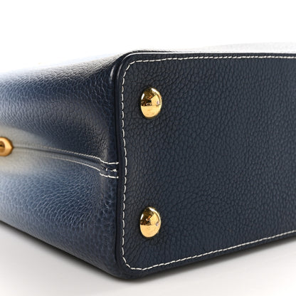 Louis Vuitton Taurillon Gradient Capucines PM Denim Blue 8 of 11