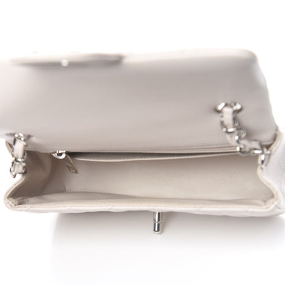 Chanel Caviar Quilted Mini Rectangular Flap Ivory 5 of 11