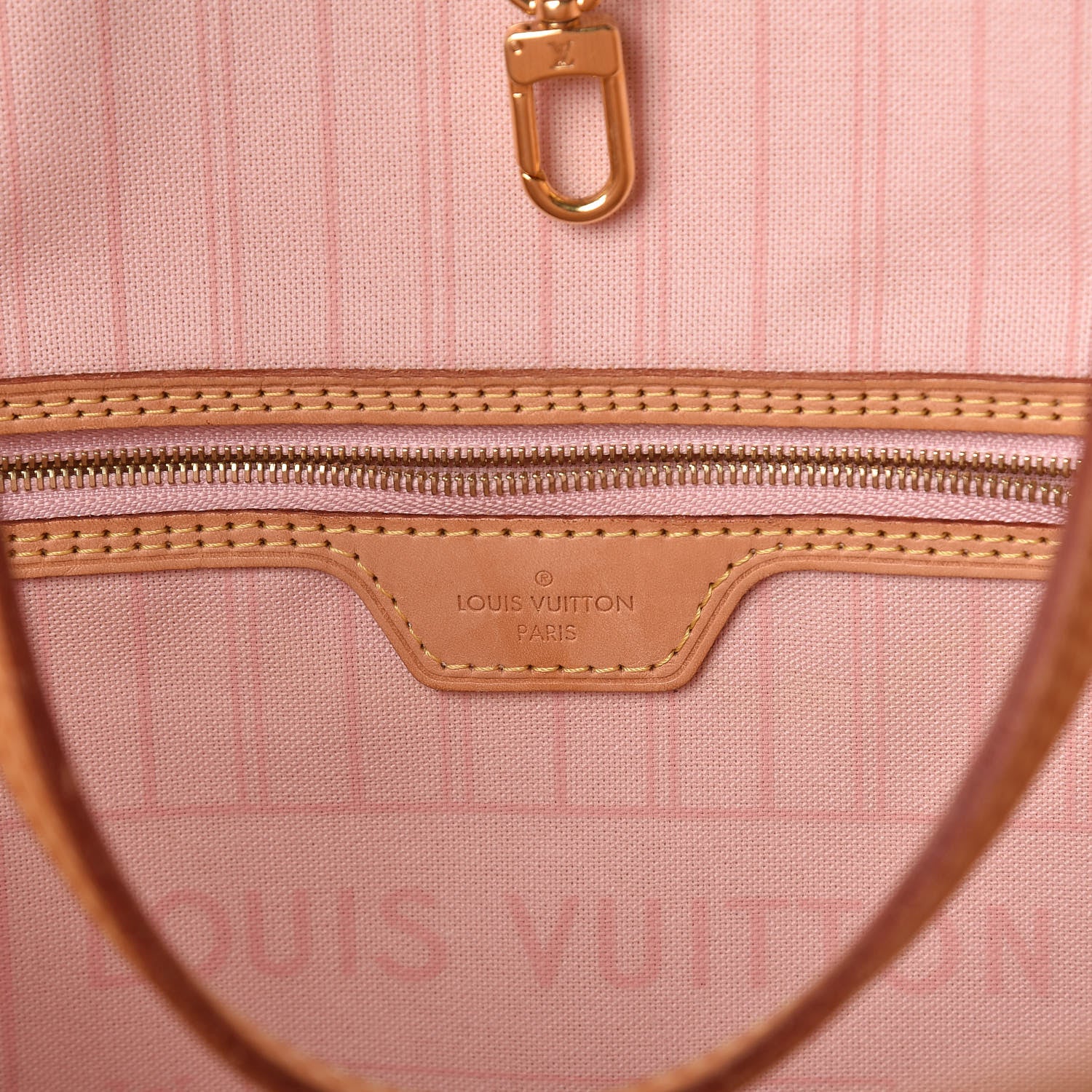 Louis Vuitton Damier Azur Neo Neverfull MM Rose Ballerine 7 of 10