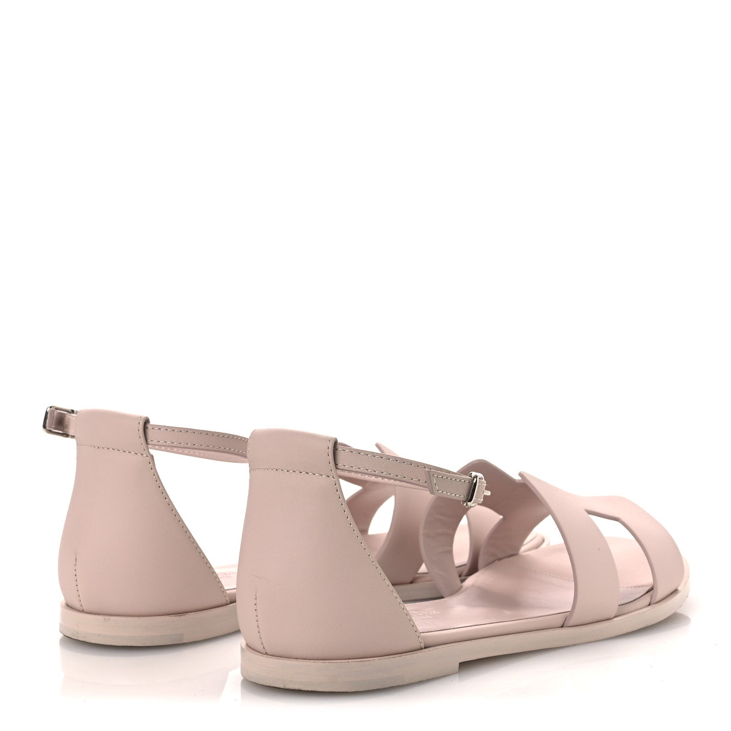 Calfskin Santorini Sandals 36 Beige Nude