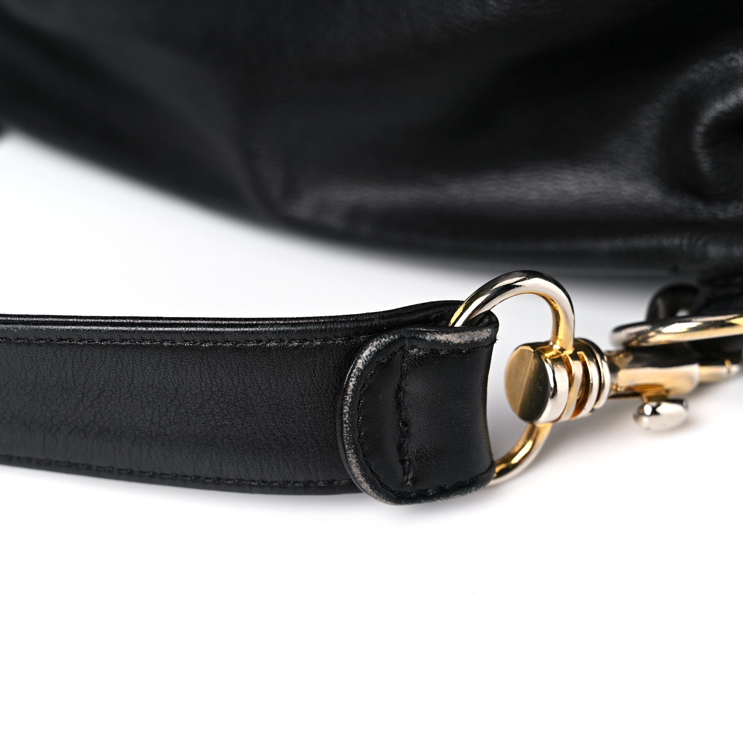 Chanel Lambskin Drawstring Sling Backpack Black 25 of 27