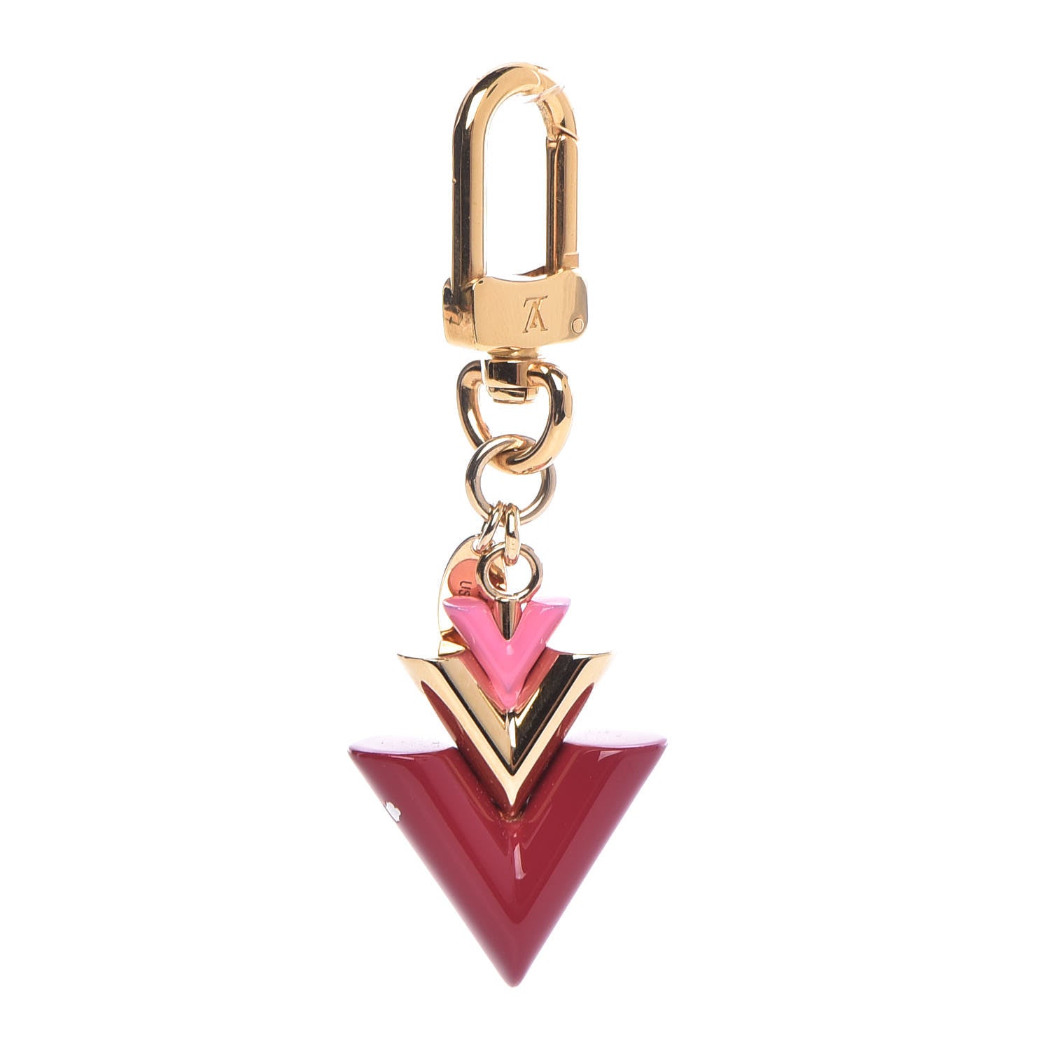 Louis Vuitton Jingle V Bag Charm Key Holder Pink 1 of 5