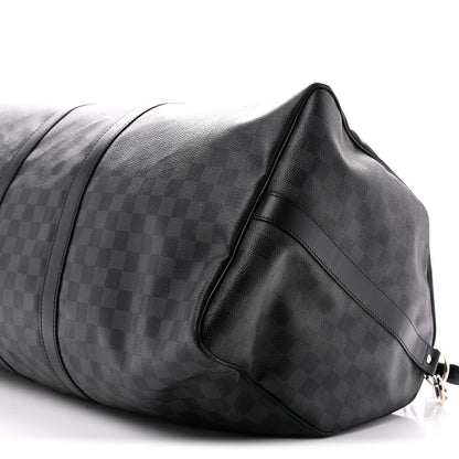 Louis Vuitton Damier Graphite Keepall Bandouliere 55 9 of 11