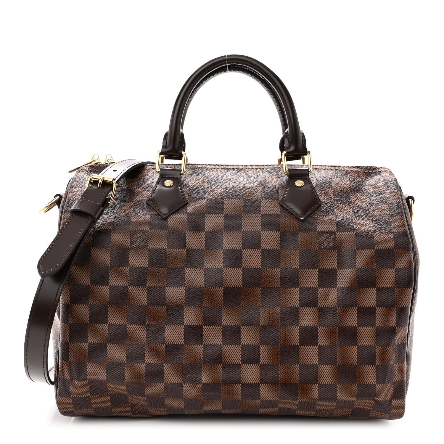 Louis Vuitton Damier Ebene Speedy Bandouliere 30 9 of 11