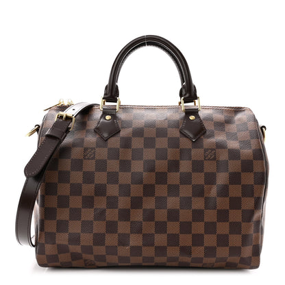 Louis Vuitton Damier Ebene Speedy Bandouliere 30 9 of 11